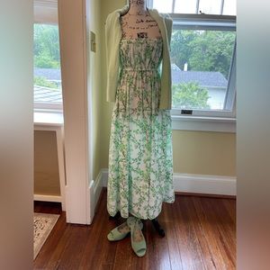 Cherry blossom maxi dress